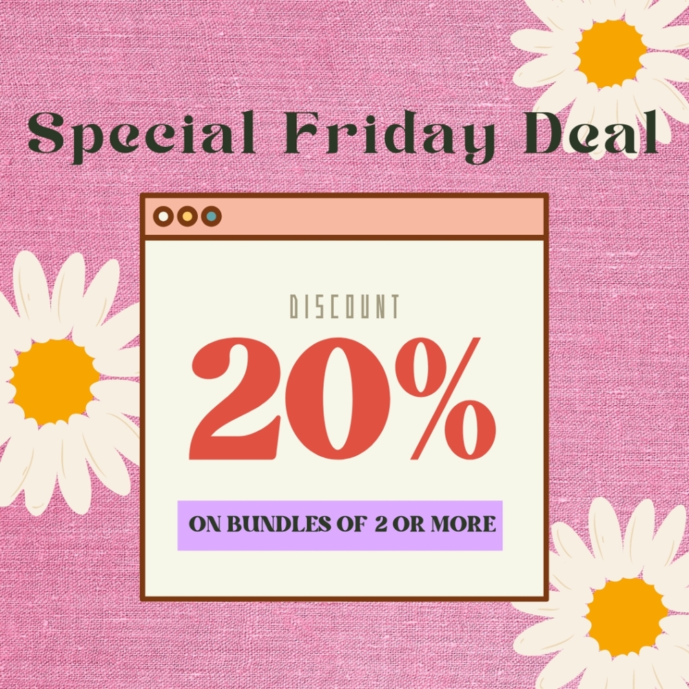 Special Friday Deal - 20% off bundles